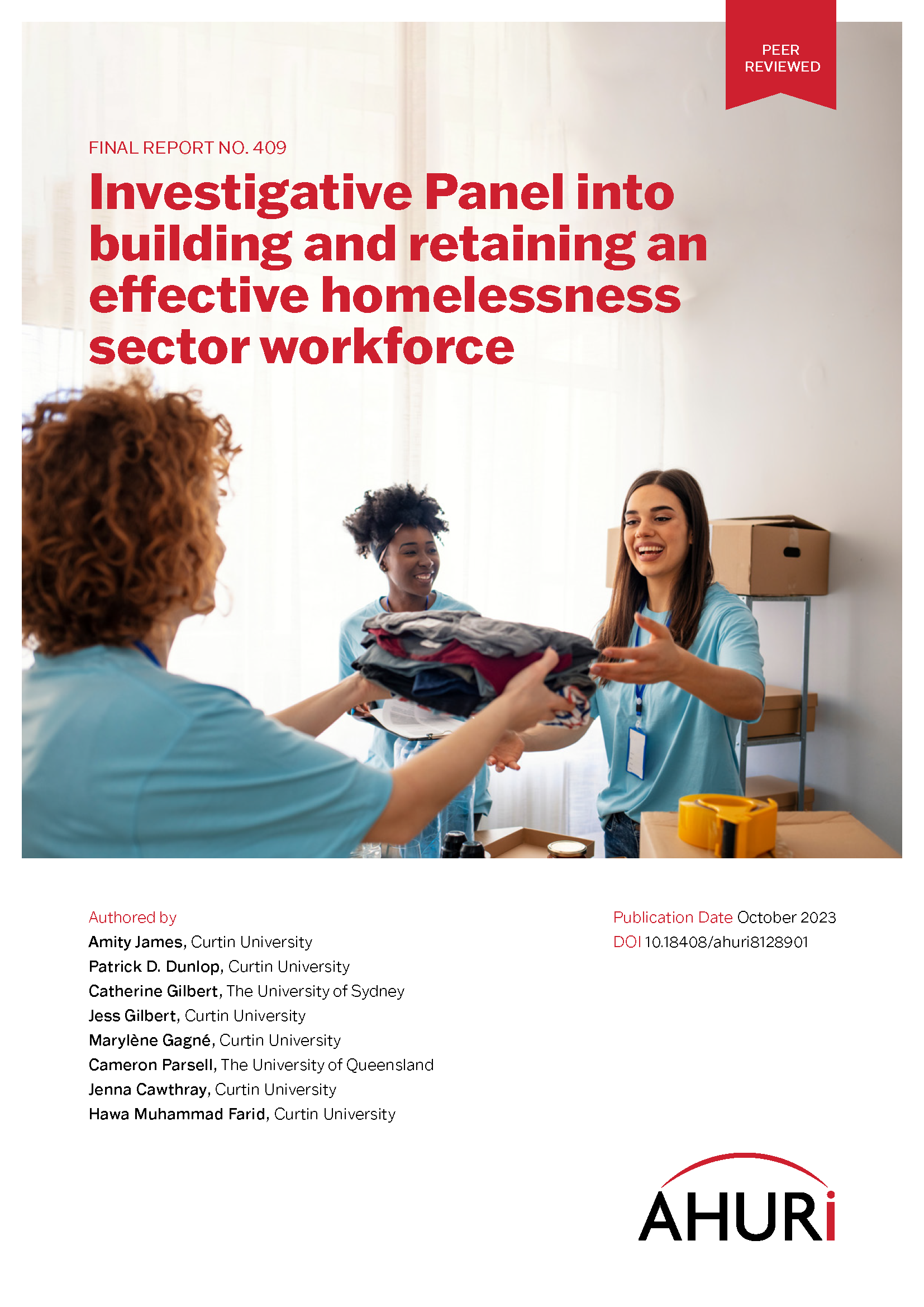 More to be done to build and retain an experienced homelessness workforce AHURI